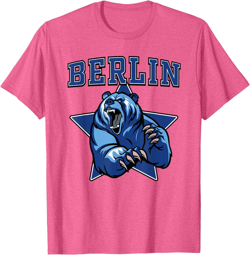 High School Team Spirit MVP Berlin Sports Berlin Bears High School Team Spirit T-Shirt - Pink Heather