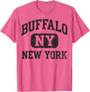 Vintage Buffalo New York Heritage Apparel Buffalo New York Vintage Silhouette Bison T-Shirt - Pink Heather