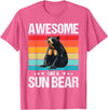 Sun Bears Sun Bear Lovers Shop Awesome like a Sun Bear. Sun Bears Sun Bear T-Shirt - Pink Heather