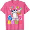 Six Seven Happy Easter 67 Dabbing Rabbit Meme Bunny Kids Boy T-Shirt in Pink Heather