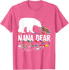 Nana Bear Autism Family Shirt Cute Nana Bear Autism Awareness Shirt Autistic Family T-Shirt - Pink Heather