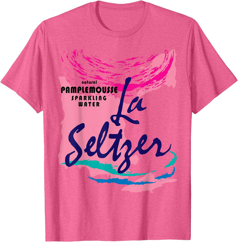 La Seltzer Can Group Halloween Costume Shirts Group Halloween Costume T-Shirt - Pamplemousse Seltzer T-Shirt - Pink Heather