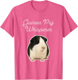Miller Sye Guinea Pig Whisperer - American Guinea Pig T-Shirt - Pink Heather