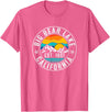 Vintage Style Big Bear Lake Retro 70s 80s Big Bear Lake California CA T-Shirt - Pink Heather