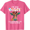 Funny Heifer Cow Lover hme Cute Heifer Flowers Cow Lover Women Funny I Am Not Bossy T-Shirt - Pink Heather