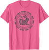 Vintage Year of Rabbit Chinese New Year 2023 Zodiac Retro T-Shirt in Pink Heather