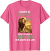 Lions Lion Lovers Shop Lions Lion T-Shirt - Pink Heather