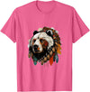 The Mountain Native Bear Spirit T-Shirt - Pink Heather