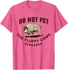 Nebraska Buffalo Funny Quote Nebraska Do Not Pet the Fluffy Cows Funny Bison Souvenir T-Shirt - Pink Heather