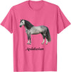 Horse Breed Designs Andalusian Horse Breed Beautiful Equestrian T-Shirt - Pink Heather
