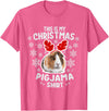 CUTE FAMILY GUINEAPIG CHRISTMAS FOR POTATO LOVER'S GUINEA PIG CHRISTMAS PAJAMA FOR WOMEN AND MEN T-Shirt - Pink Heather