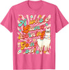 Llama Alpaca Whole Llama Learning Going On Llama Alpaca Teacher Teaching Whole Llama Learning Going On T-Shirt - Pink Heather
