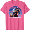 Handicapping Horse Gear Secretariat Horse Racing Del Mar Santa Anita Shirt T-Shirt - Pink Heather