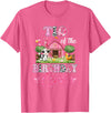 Cow First Birthday Girl Family Tio Of The Birthday Girl 1st Birthday Cow Farm Family T-Shirt - Pink Heather