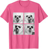 Funny Animal Photography Clothing Co. Funny Polar Bears with Sunglasses Cool Ice Bears Humor Meme T-Shirt - Pink Heather