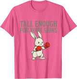 Cute Bunny Joke T-Shirt in Pink Heather