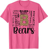 School & Teacher Apparel Teeready - Back To School Bears School Sports Fan Team Spirit Vintage T-Shirt - Pink Heather