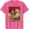 Last Gasp Graphics Brain Eaters 1950s horror comic cover T-Shirt - Pink Heather