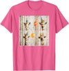 Zoo Animal Photobooth Love Giraffes Men Women Kids Happy Giraffe Face Jungle Animal Selfie Birthday Giraffe T-Shirt - Pink Heather