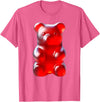 Urban Empyre Red Gummy Bear T-Shirt - Pink Heather