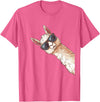 Ällamaco. Llama Alpaca Lama Sunglasses T-Shirt - Pink Heather