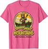 The Thrift Garage Great Smoky Mountains National Park Guitar Bear Cute Smokies T-Shirt - Pink Heather