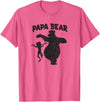 Disney Jungle Book Papa Bear Father's Day T-Shirt - Pink Heather