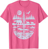 Polar Bear Arctic Tundra Wildlife Nature Lover Polar Bear Arctic Wilderness Nature Scene Wildlife Lover T-Shirt - Pink Heather
