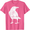 Crow Shirts Crow Raven Bird Lover Gift T-Shirt - Pink Heather