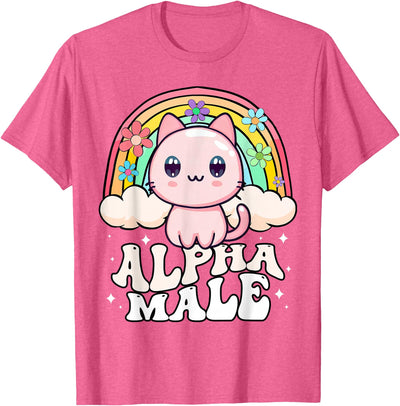 Alpha Male Cat Kitten Rainbow Gifts Alpha Male Cat Kitten Rainbow T-Shirt