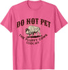 Cody Wyoming Do Not Pet the Fluffy Cows Do Not Pet the Fluffy Cows Cody WY Bison Souvenir Funny T-Shirt - Pink Heather