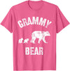 All in the Bear Family Vintage Grammy Bear Grandma With Two 2 Cubs T-Shirt - Pink Heather