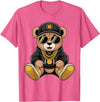 Magical and Funny Teddy Bear Gifts Cool Teddy Bear Hip Hop T-Shirt - Pink Heather