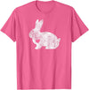 Love Bunny Rabbit Lover Animal Pet Owner Easter Gift T-Shirt in Pink Heather