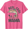 O Fishally One 1st Birthday Fishing Family Fish O Fishally One 1st Birthday Fishing Family Reel Cool Mama T-Shirt - Pink Heather