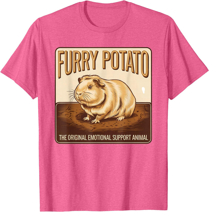 Guinea Pig Enthusiast Apparel Guinea Pig Lover – Cute Pet Enthusiast Design T-Shirt - Pink Heather