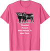 Cow Angus Tagging Things Way Before It Was Cool Black Angus T-Shirt - Pink Heather