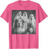 Spooky Aussie Moments Australian Shepherd Selfie Funny Ghost Halloween T-Shirt - Pink Heather