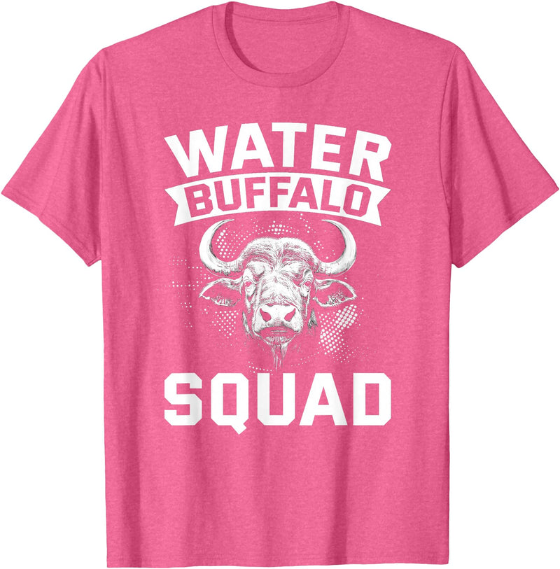 Water Buffalo Carabao Breeder Carabao Water Buffalo Ox National Park T-Shirt - Pink Heather