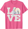 Funny Polar Bear Shirts Polar Bear Lover Zookeeper Zoo Animal Lover Wildlife T-Shirt - Pink Heather