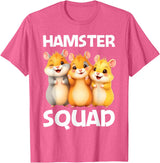 Cute Hamster Design for Men Women Kids Dwarf Hamster Lovers T-Shirt - Pink Heather