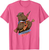 Russian Language Bear Clothing Funny Traditional Russian Bear Russian Soul T-Shirt - Pink Heather