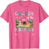 Cow First Birthday Girl Family Cousin Of The Birthday Girl 1St Birthday Cow Farm Family T-Shirt - Pink Heather