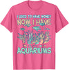 Aquarianer Zierfische Aquarien Aquarium fish-keeping T-Shirt - Pink Heather