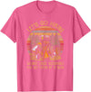 Let's Go Hiking Worst Case Scenario You Get Eaten By A Bear T-Shirt - Pink Heather