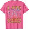 I Ate Gluten Today Horror Cool Hard Skeleton Meme I Ate Gluten Today Horror Bootleg Cool Hard Skeleton Meme T-Shirt - Pink