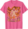Halloween Shirts For Women Men Kids Boys Girls Halloween Mummy Bigfoot Rock Sasquatch Costume Men Boys Kids T-Shirt - Pink