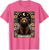 Funny I Choose the Bear Tarot Card Women Girls Trending T-Shirt - Pink Heather