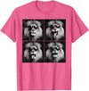 Lion Shirts For Men Women Kids Gifts Lion Selfie Funny Meme Women Kids Boys Girls Youth Teen Men T-Shirt - Pink Heather