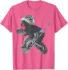 Behrbones Bear Hockey Goalie T-Shirt - Pink Heather